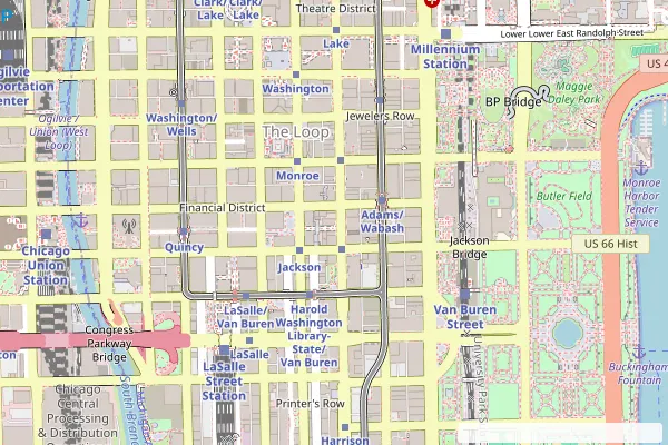Map of an emergency response restricted perimeter in Chicago, IL, showing Unit-17 breaching the Sector C incident zone